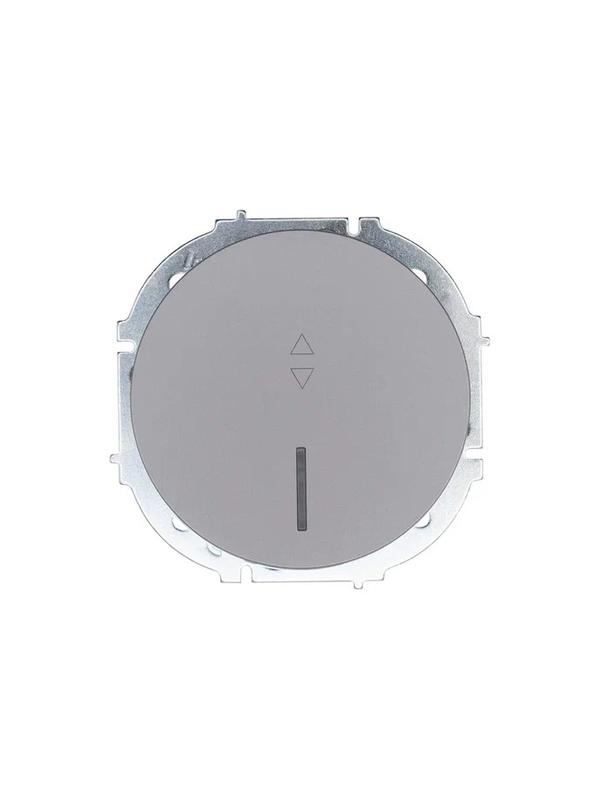 Выключатель проходной 1-кл. СП OSEN 10А IP20 с подсветкой механизм сер. матов. LEZARD 743-7488-114