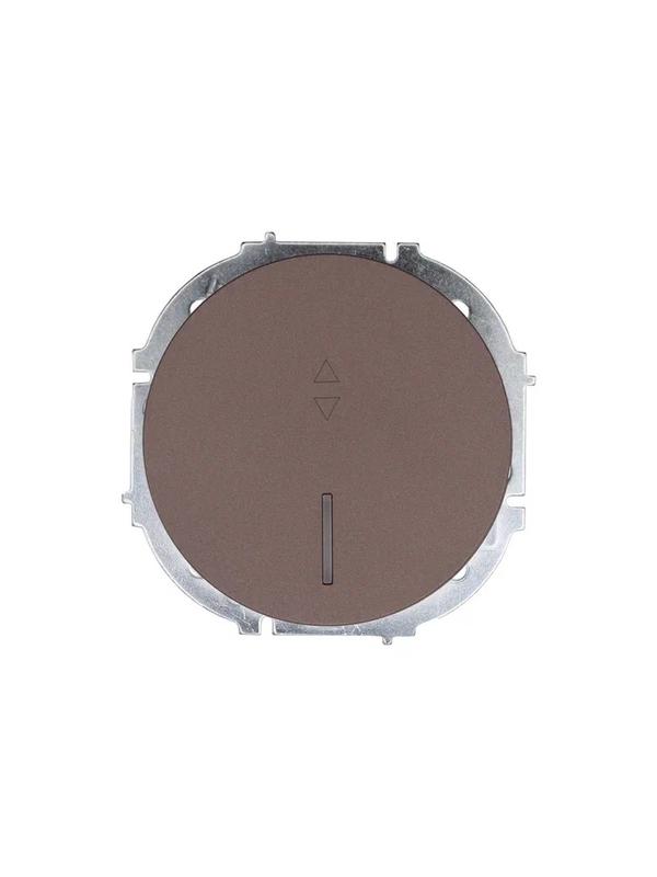 Выключатель проходной 1-кл. СП OSEN 10А IP20 с подсветкой механизм шоколад LEZARD 743-7388-114