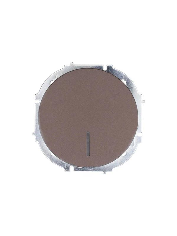 Выключатель 1-кл. СП OSEN 10А IP20 с подсветкой механизм шоколад LEZARD 743-7388-111