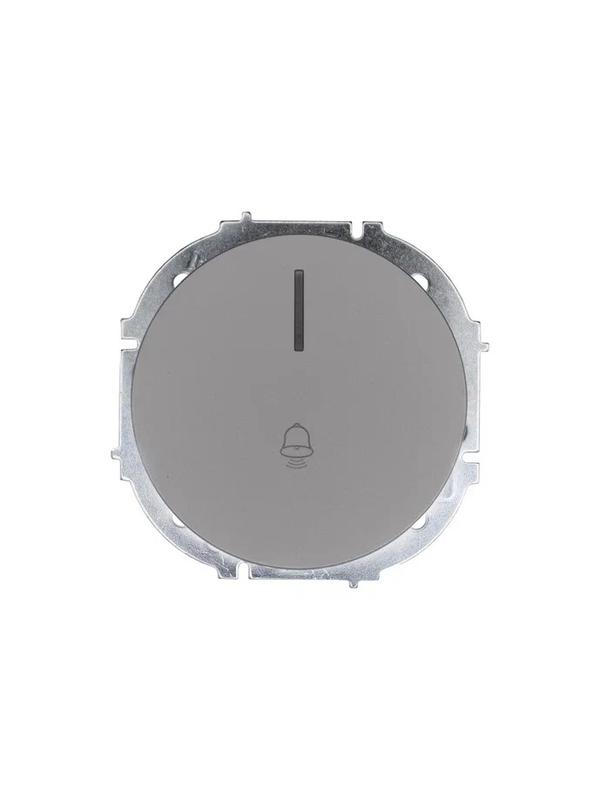 Кнопка звонка СП OSEN с подсветкой механизм сер. матов. LEZARD 743-7488-108