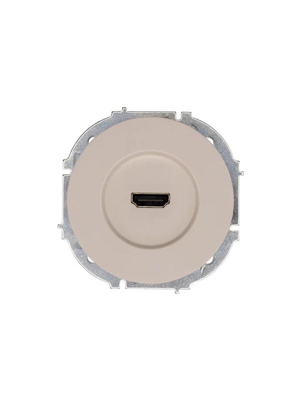 Розетка HDMI 1-м СП OSEN механизм сл. кость LEZARD 743-9088-203