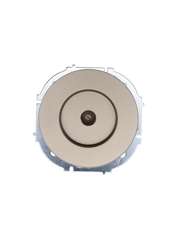 Розетка телевизионная оконечная СП OSEN механизм титан LEZARD 743-3788-130