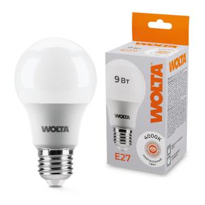 Лампа светодиодная 9Вт 4000К E27 WOLTA 25S60BL9E27