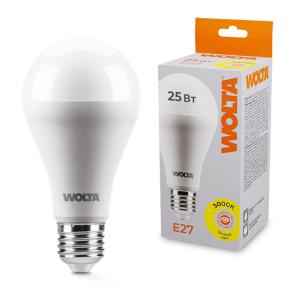 Лампа светодиодная 25Вт 3000К E27 WOLTA 25Y67BL25E27