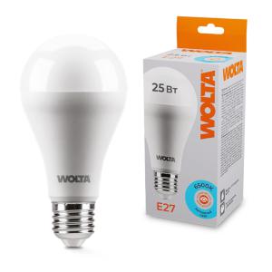 Лампа светодиодная 25Вт 6500К E27 WOLTA 25W67BL25E27