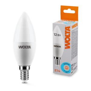 Лампа светодиодная 12Вт 6500К E14 WOLTA 25WC12E14
