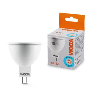 Лампа светодиодная 10Вт 6500К GU5.3 WOLTA 25WMR16-220-10GU5.3