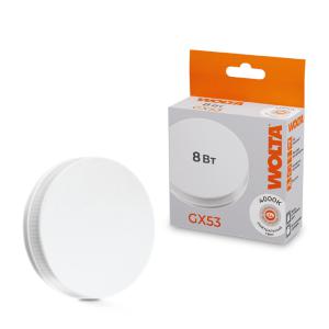 Лампа светодиодная 8Вт 4000К GX53 WOLTA 25S75R8GX53