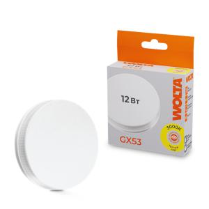 Лампа светодиодная 12Вт 3000К GX53 WOLTA 25Y75R12GX53
