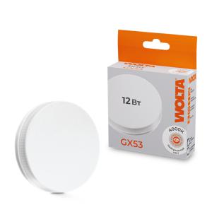 Лампа светодиодная 12Вт 4000К GX53 WOLTA 25S75R12GX53