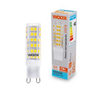 Лампа светодиодная 7Вт 6500К G9 WOLTA WSTD-JCD-7W6KG9-C