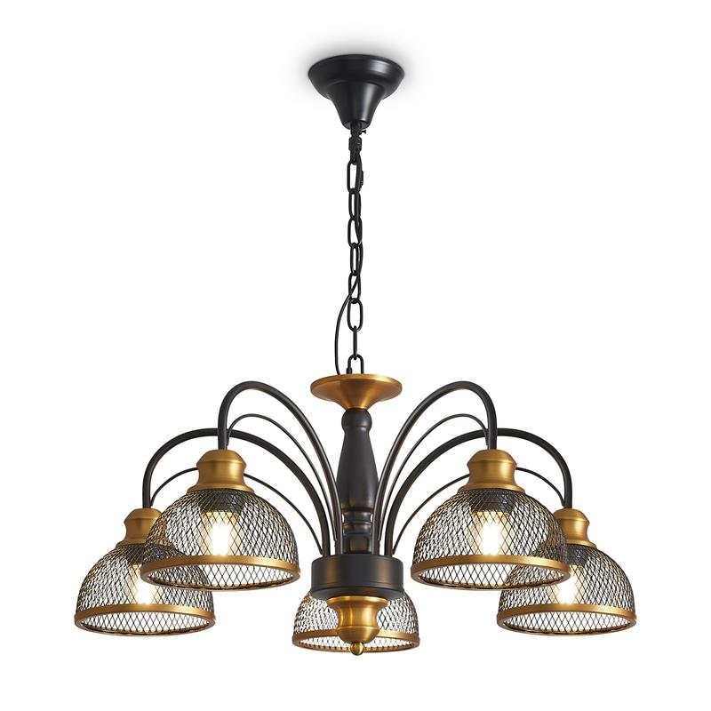 Светильник Caz 5х60Вт E27 IP20 подвесной Freya FR5527PL-05BBZ