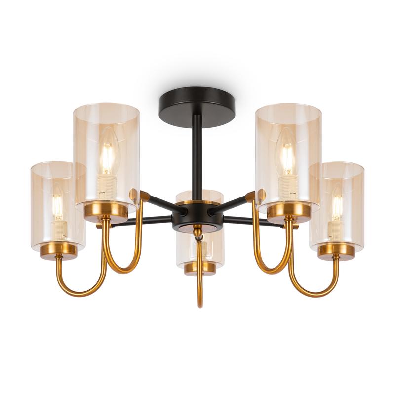 Светильник Jewel 40Вт E14х5 IP20 потолочн. Freya FR5321CL-05BZ