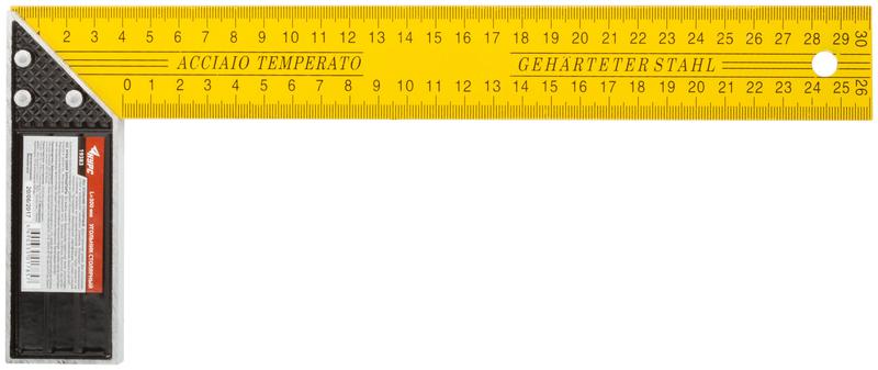 Угольник столярный 300мм желт. КУРС 19383