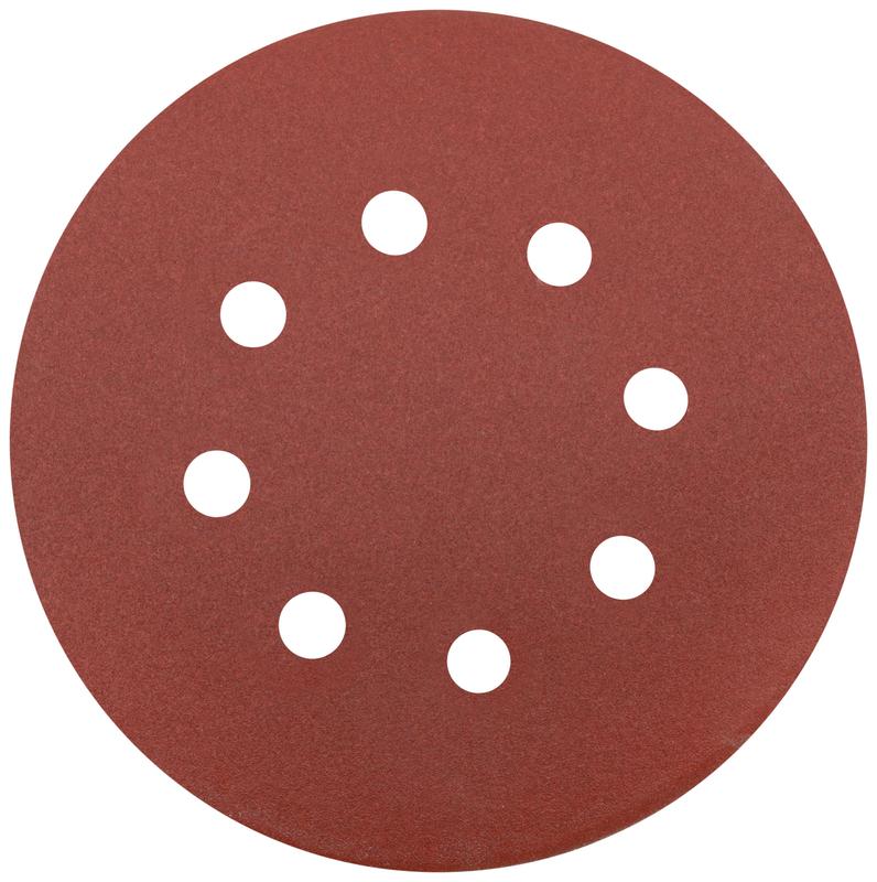 Круг шлифовальный с отверст. (липучка) 125мм Р 240 алюм./оксидный (уп.5шт) КУРС 39789