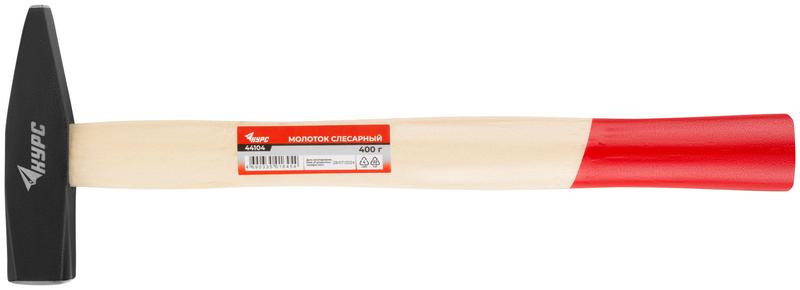 Молоток слесарный "Оптима" 400г деревянная ручка КУРС 44104