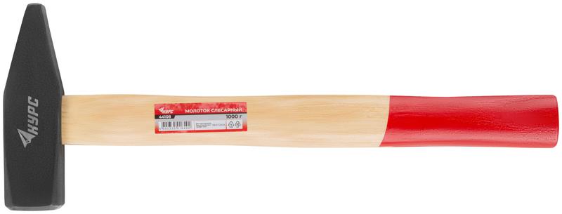 Молоток слесарный "Оптима" 1000г деревянная ручка КУРС 44108