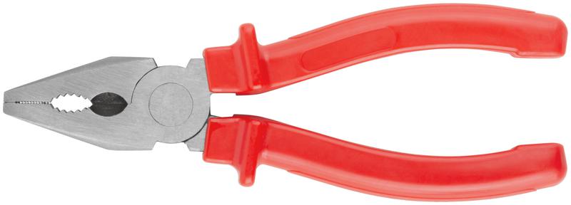 Плоскогубцы комбинированные "Лайт" 160мм пластик. ручки полированная сталь КУРС 47543
