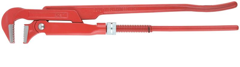 Ключ трубный газовый 90град. (тип L) 1.5дюйм (400мм) инстр. сталь КУРС 70362