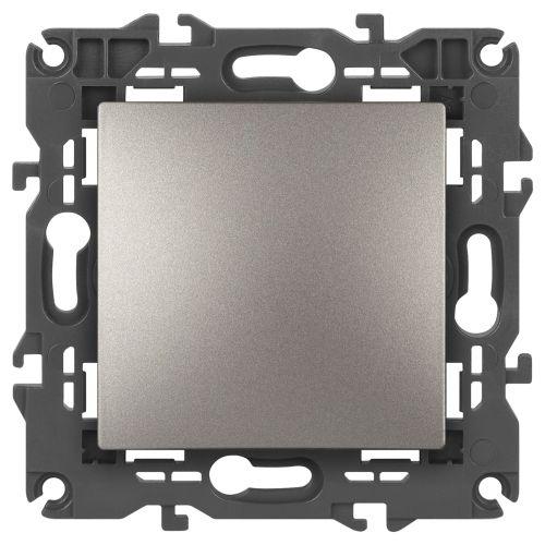 Переключатель Elegance 14-1103-16 250В 10АХ титан Эра Б0065792