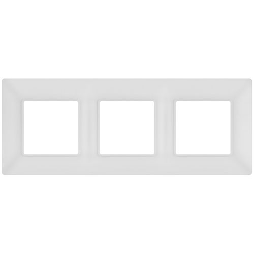 Рамка 3-м Elegance 14-5003-01М для розеток и выключателей матов. бел. Эра Б0065816