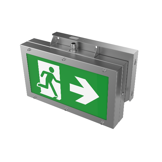 Светильник Vault SST Advanced 12Вт IP66 446х244х69мм 3ч аварийно-эвакуационный торцевой VARTON V1-C0-00432-02A03-6601265