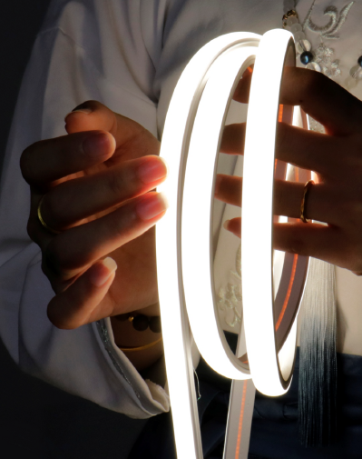 Лента светодиодная Neon MoonLight 12Вт/м 24В 4000К 12мм IP67 480LED/м (уп.5м) VARTON VLS-67-12-ML-12-480-40