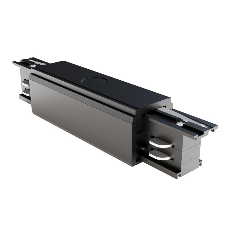 Коннектор прямой Trinity черн. Voltega TRA-VGL005C-31B