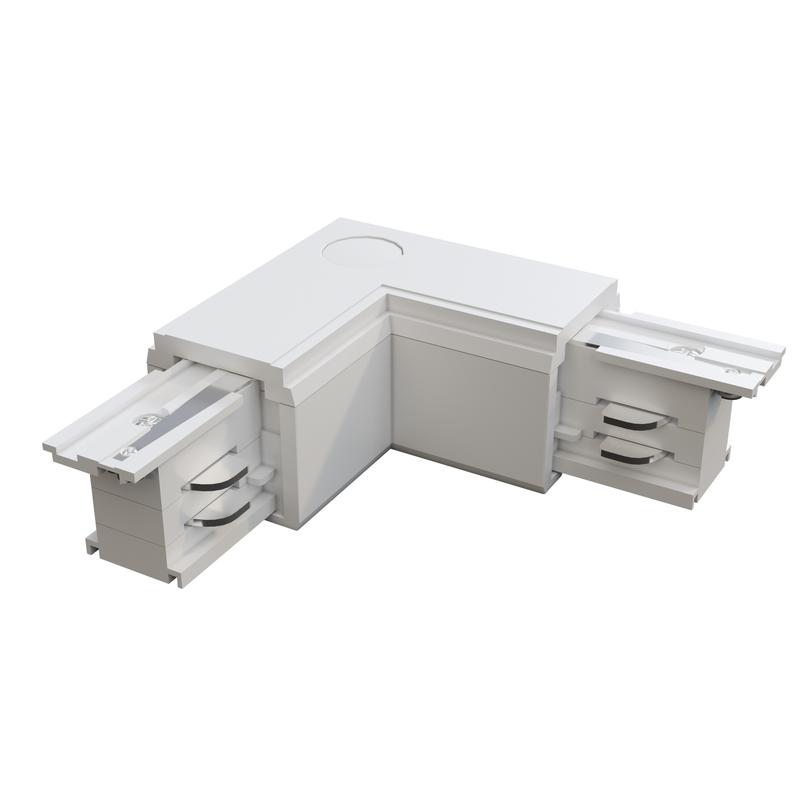 Коннектор угловой внутр. Trinity бел. Voltega TRA-VGL005CL-31W-R