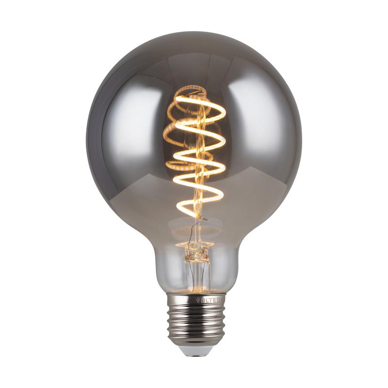 Лампа светодиодная Loft Led G95 4Вт 3000К E27 Voltega 8517