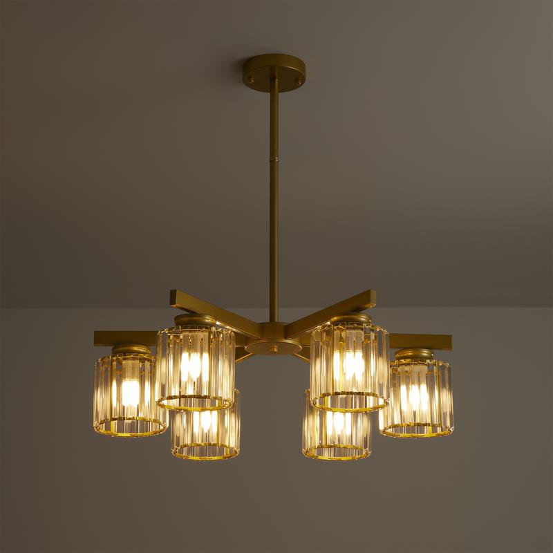 Люстра Ferrera 40Вт E27х6 2IP20 Freya FR5474PL-06G