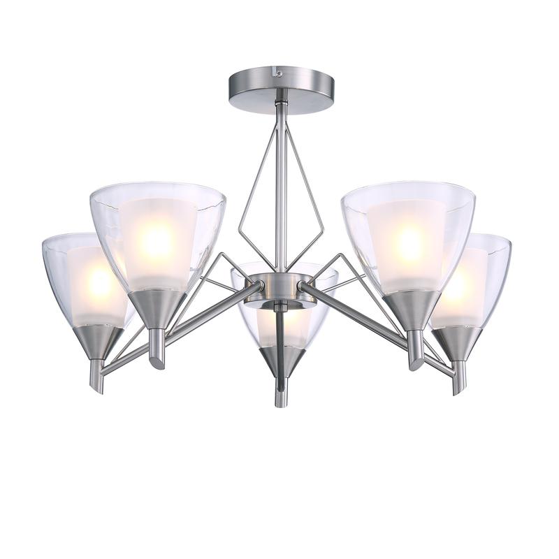 Люстра Flavia 40Вт E14х5 IP20 Freya FR2026PL-05N