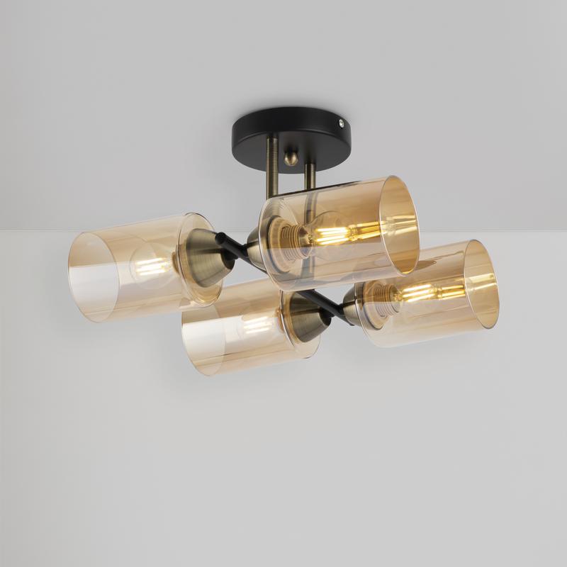 Люстра Glow 60Вт E27х4 IP20 Freya FR5129PL-04B