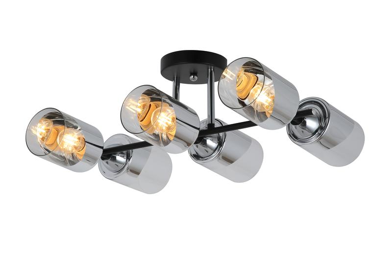 Светильник Dual 60Вт E27х6 IP20 подвесной Freya FR5226PL-06B