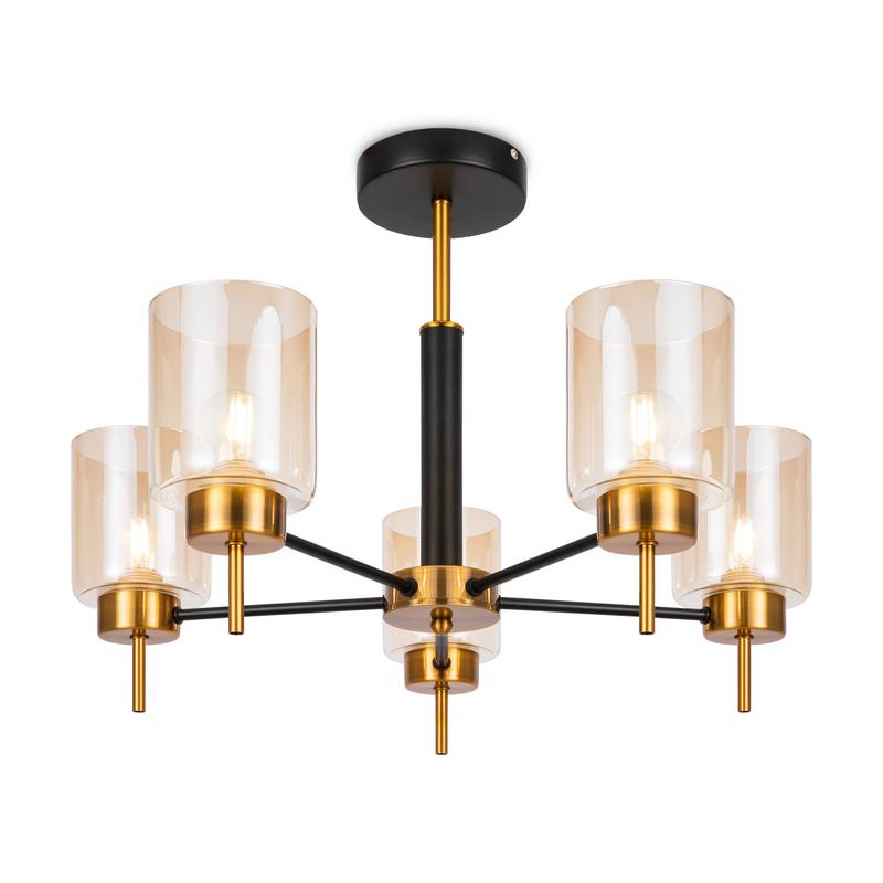 Светильник Twist 60Вт E27х5 IP20 подвесной Freya FR5272PL-05GB