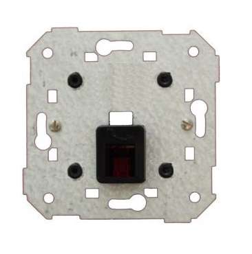 Розетка телефонная СП Simon 88 RJ11 6 контакт. для коннектора механизм черн. Simon 75480-32