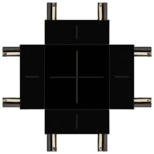 Коннектор Х-образный TRM-S5-CX BK для тонкого магнитного шинопровода черн. Эра Б0059033
