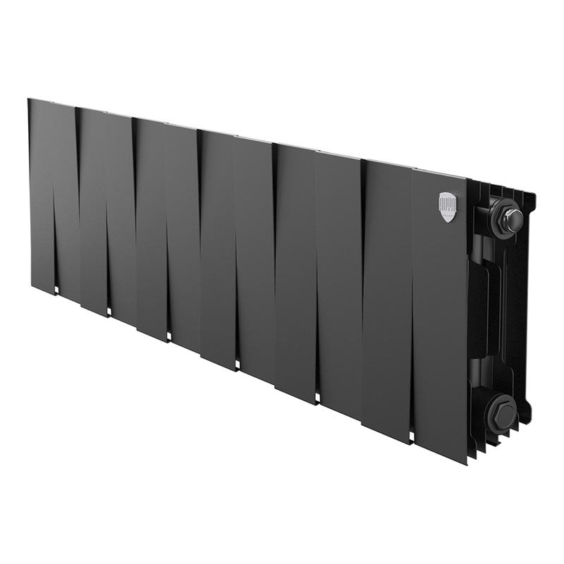 Радиатор PianoForte 200 12 секц. биметал. Noir Sable Royal Thermo НС-1346003