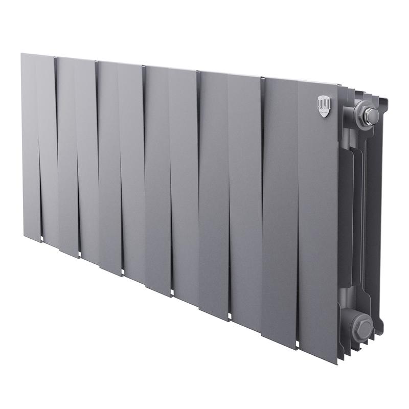 Радиатор PianoForte 300 12 секц. биметал. Silver Satin Royal Thermo НС-1346075