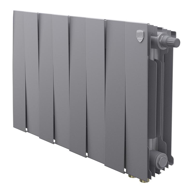 Радиатор PianoForte 300 VDR80 8 секц. биметал. Silver Satin Royal Thermo НС-1506359