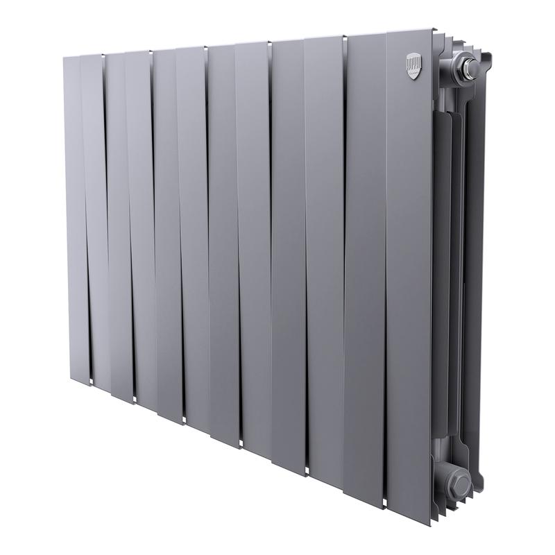 Радиатор PianoForte 500 new 12 секц. биметал. Silver Satin Royal Thermo НС-1176336