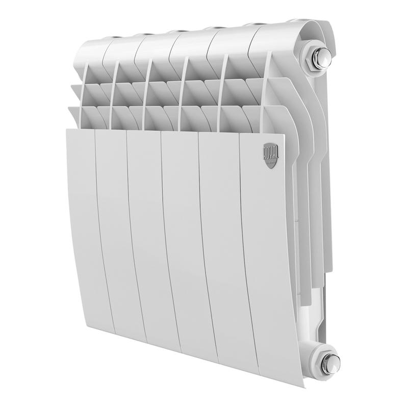 Радиатор BILINER B 350 6 секц. биметал. бел. Royal Thermo НС-1682240