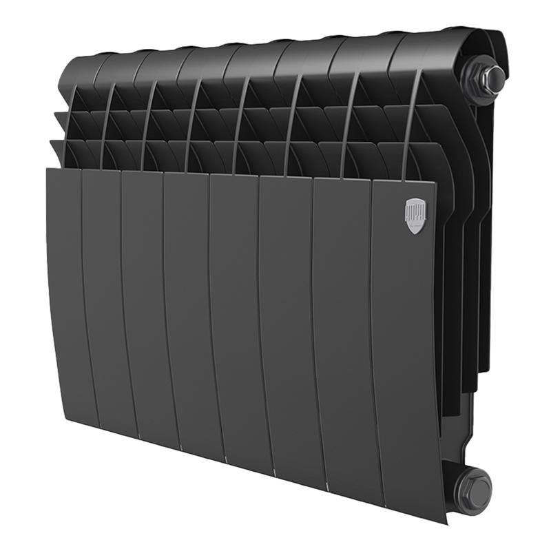 Радиатор BILINER B 350 8 секц. биметал. черн. Royal Thermo НС-1682259