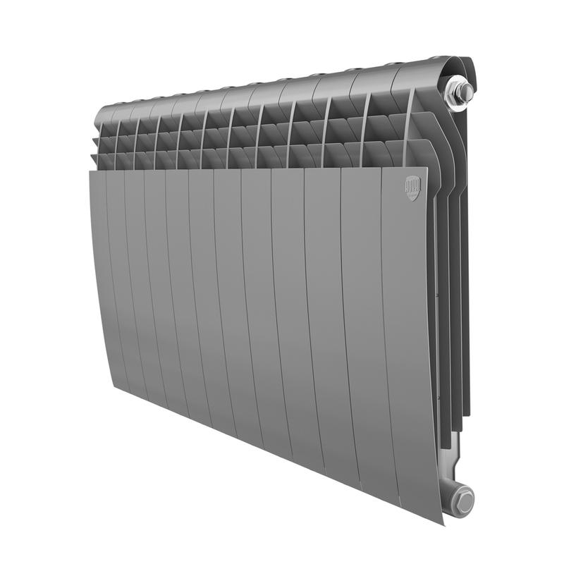 Радиатор BILINER B 500 12 секц. биметал. серебр. Royal Thermo НС-1682276