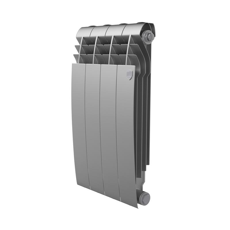 Радиатор BILINER B 500 4 секц. биметал. черн. Royal Thermo НС-1682287