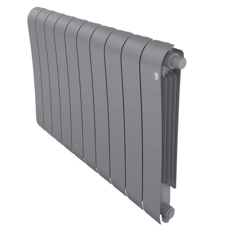 Радиатор Infinity 500 VR80 10 секц. биметал. Silver Satin Royal Thermo НС-1658386