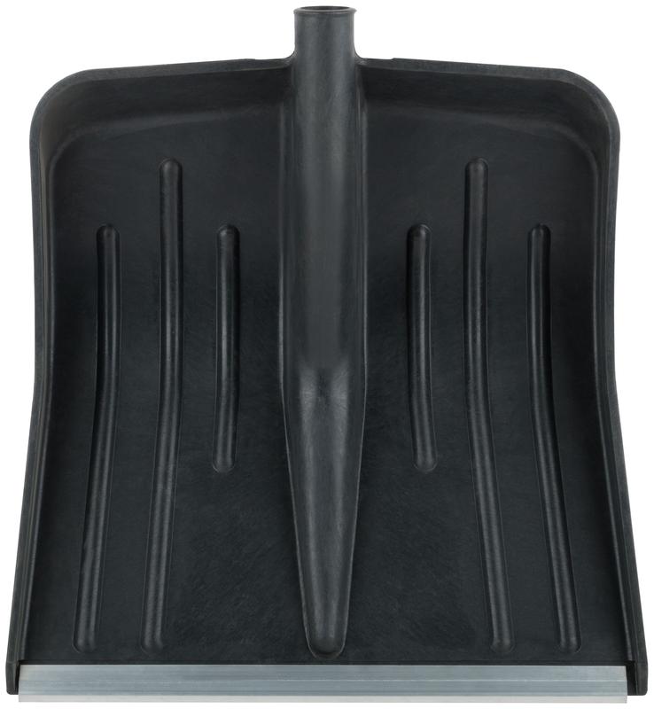 Лопата для уборки снега большая 420х420мм без черенка пластик. 68100