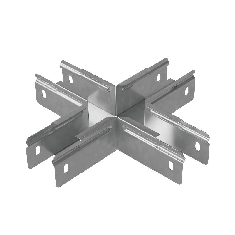 Разветвитель для лотка Х-образ. прямой 50х50мм "ПЛЮС" HD КМ PL18655