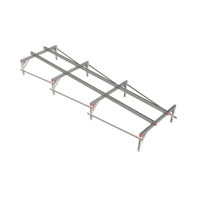 Конструкция опорная для установки оборудования TECHNORAPTOR 1200х4000 тип 1 КМ TR0457