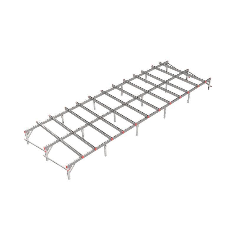 Конструкция опорная для установки оборудования TECHNORAPTOR 6000х2000 КМ TR0543